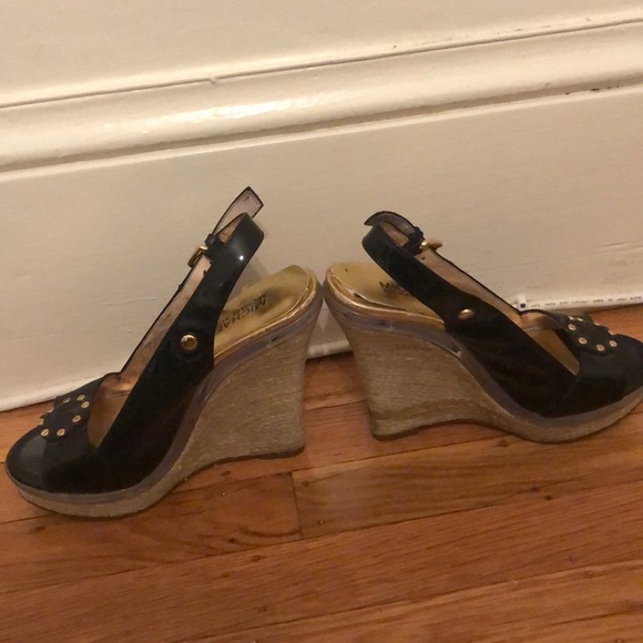 Patent leather Michael Kors wedges - Picture 2 of 4
